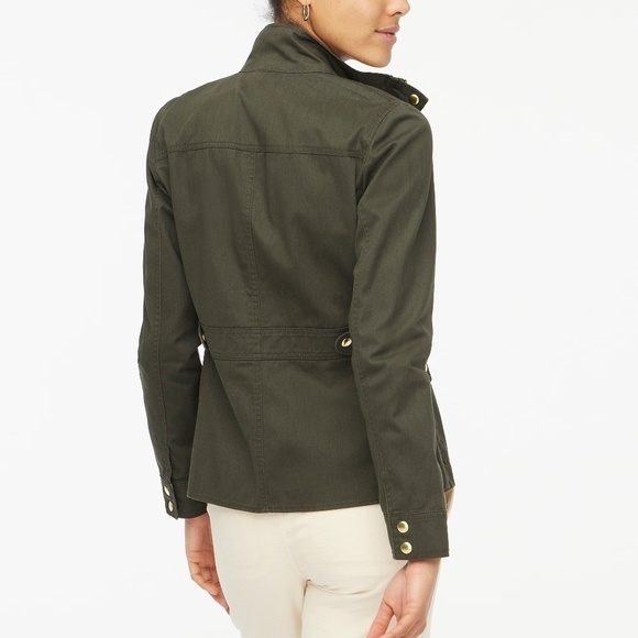 J Crew Resin-coated twill field jacket size XS - Picture 3 of 6